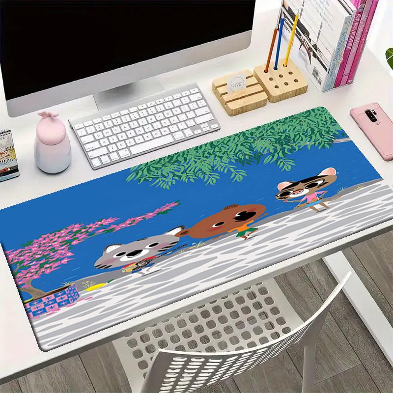 Mouk Theme Mouse Pad, Non Slip Rubber Base, Multifunctional Office & Home Decor, Perfect for Workspace Personalization.
