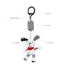 BBSKY Black & White Baby Stroller Mobile: Rabbit, Bee, Bird & Dog Plush Hanging Ornaments 