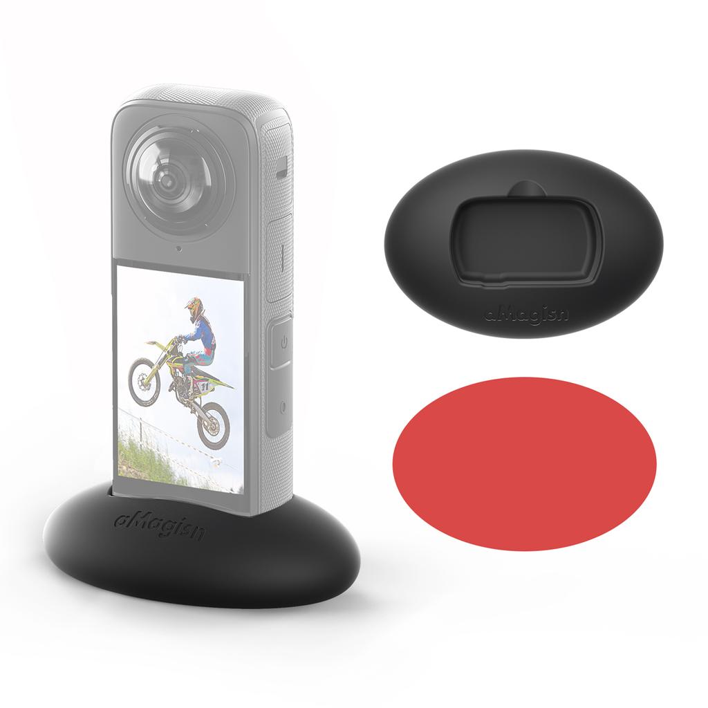 XEWEA Soft Silicone Non-Slip Desktop Mount Stand For Insta360 X4