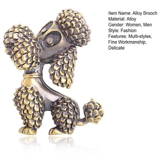Alloy Lapel Pin DIY Gift Golden Chic Ladies Male Scarf Clothing Badge Jewelry Accessories