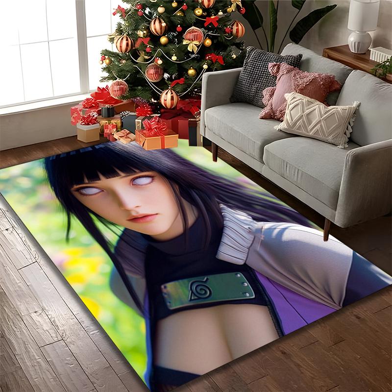 1pc Area Rug Appropriate for Office, Naruto Carpet, Versatile Printed Chair Rug, Durable Home Sofa Carpet