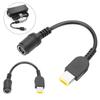 2 Stück Stromwandler-Kabeladapter 5,5 x 2,1 mm Rund auf 7,9 x 5,5 mm Quadratisch für Lenovo ThinkPad X1/X240/G405