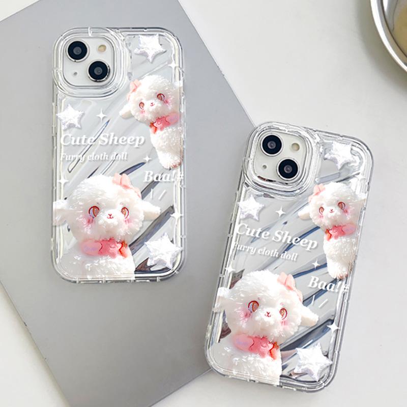 Mobile Phone Cases for iPhone 11 13 XR 15 Pro Max 12 14 Pro Max Case iPhone 16 7 Plus 8 Plus XS Max 6 15 Plus Laser Wave Pattern Anti-drop Waterproof
