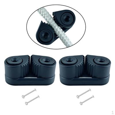 2 STÜCK Kajak Klemmen Kanu Segelboot Dinghy Klemmen Schnelleinführung für 3 12mm Seil