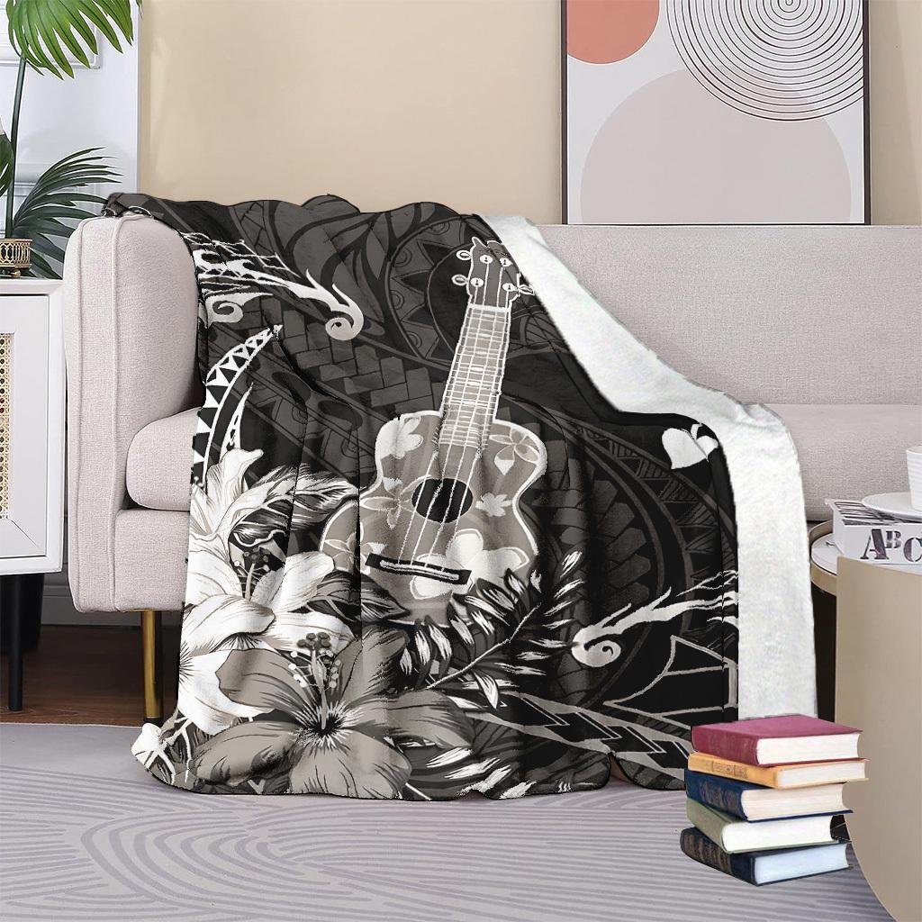 Hawaiian Uyopoliani Pacific Pattern Blanket for Sofa Bed Travel Camping Living Office Conditioning Blanket for All Seasons Gifts