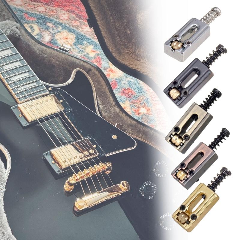 Stable Electric Guitar Bridge Roller Saddles Suitable for Tremolo Compatibility in Various Color Ensuring Easy Setup