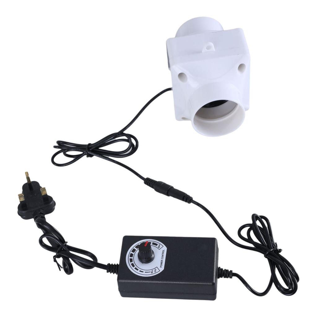 Hocheffizienter 50mm Inline-Kanalventilator für Küchen und Werkstätten Leise Belüftung mit 350M3/h Luftstrom AC100-240V Eingang