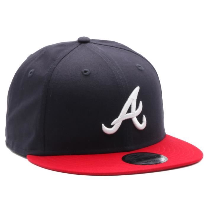 Casquette - New Era - Atlanta Braves - 9FORTY - Bleu marine - Taille S-M - 100% coton