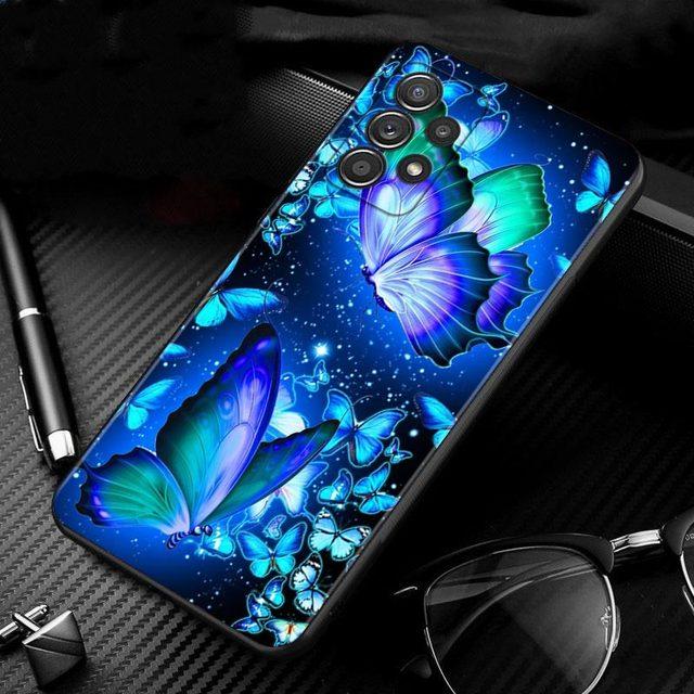 

Чохол для Samsung Galaxy A51 A71 A01 A11 A21 A21s A31 A41 A72 A52 A42 A32 A22 A12 A02 A02s F42 Phone Shell Glowing Butterfly For Samsung A21s