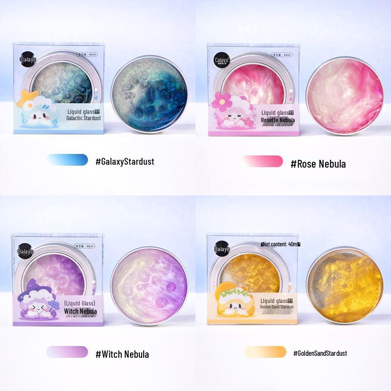 Caleyou Non-Toxic Liquid Glass Mud: Child-Safe Non-Newtonian Fluid Slime Toy