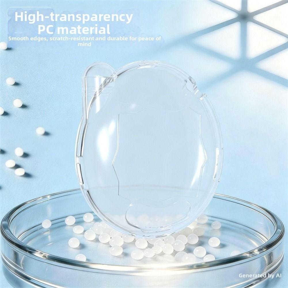 Crystal PC Protective Case Transparent Clear Cover for Tamagotchi Connection V3 Game Accessories