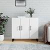 VidaXL White Buffet 90x34x80 Cm Engineered Wood 828132