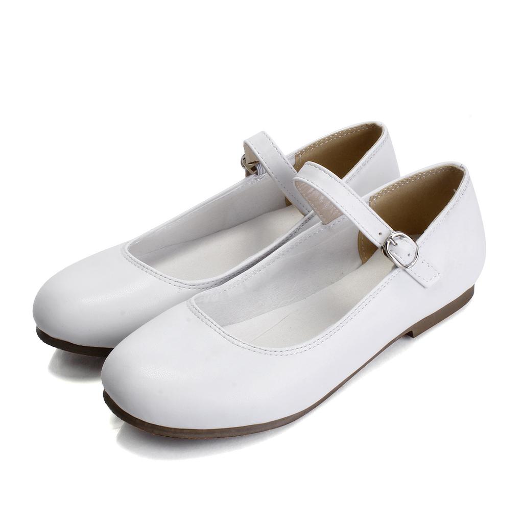 New Spring and Autumn Leather Shoes Flat Heel Flat Dancing Performance Shoes Student Shoe Size Single Shoes
