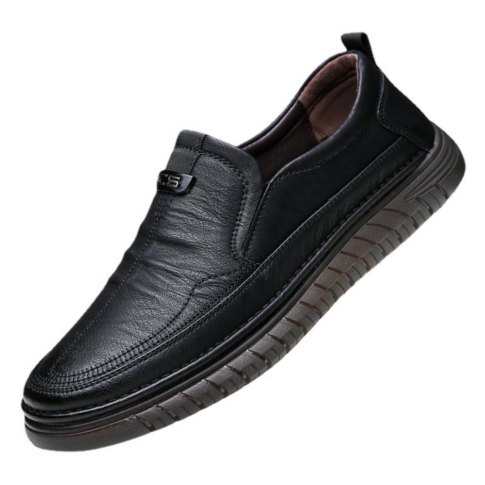 Designer Shoes Men Leather Shoes Men's Soft Cowhide Business Casual Shoes Soft Sole Men's Shoe Loafers Men Zapatos De Hombre