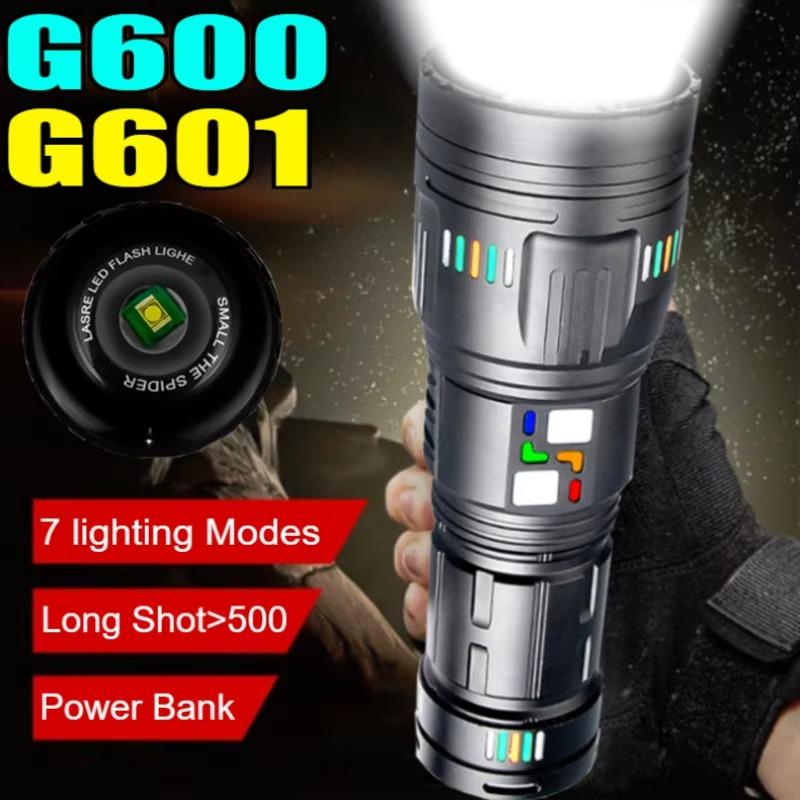 Ultra Powerful 100W LED Flashlight Super Bright Long Range Lantern Zoom Emergency Torch Camping Lantern Power Display Function