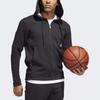 Adidas Jackets Men's Black Hooded Moderate Other DX6670