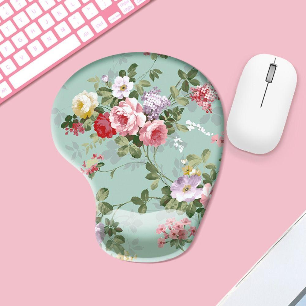 Oil Painting Hand Support Mouse Mat Ergonomic Office Accessories Gaming Mousepad  Universal