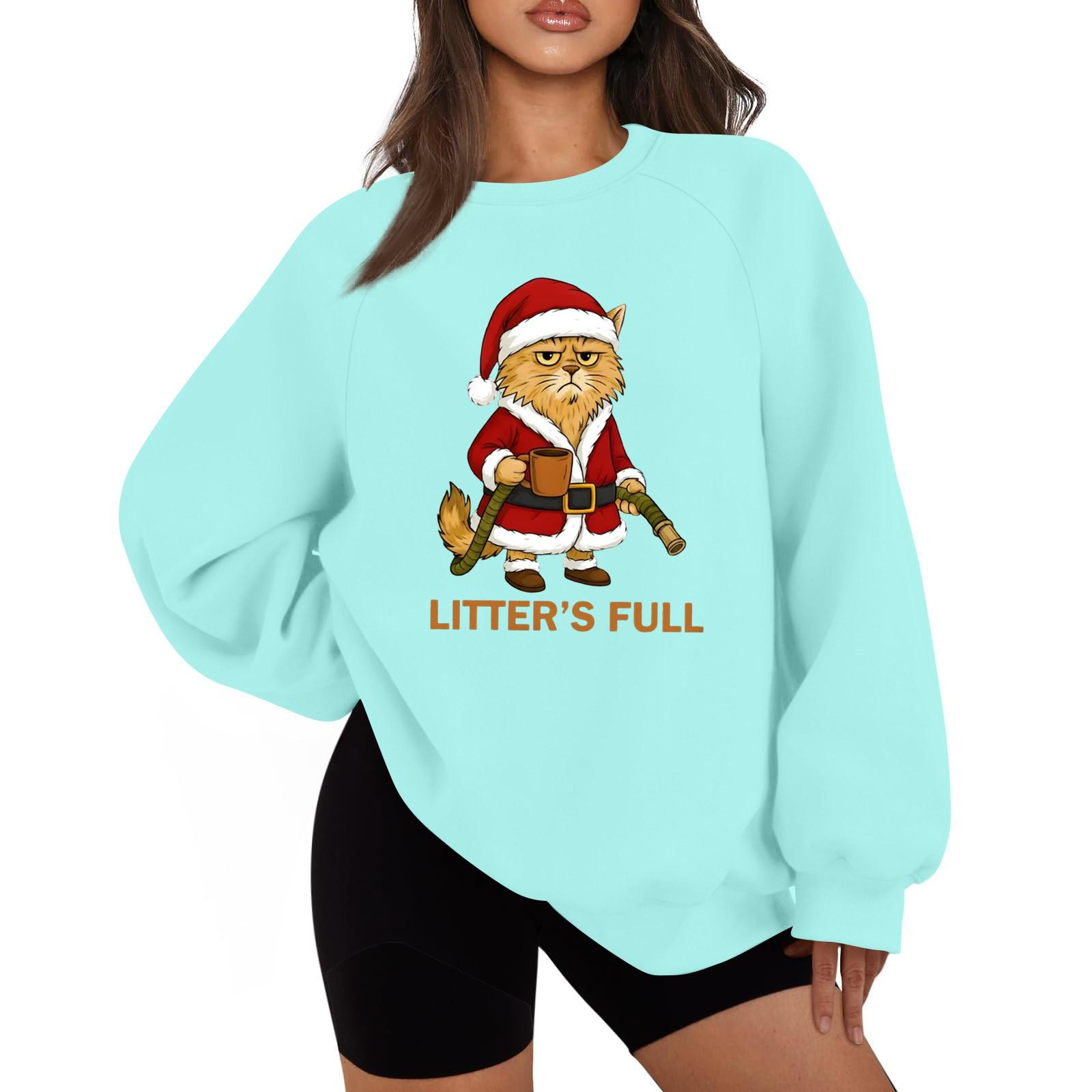 Женская повседневная модная однотонная толстовка с круглым вырезом и длинным рукавом реглан S 1968₽