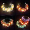 Birthday Party For Bride Luminous Glowing Wreath Beach Headband Flower Crowns Wreath Headband