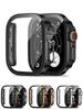 Screen Protector for Apple Watch Case Ultra 2 3 49mm Accessories Straight Edge Protective PC Bumper+Tempered Glass iWatch Cover