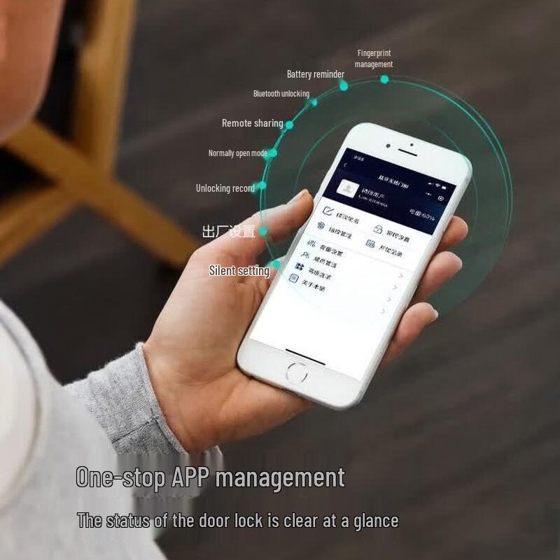 Smart Fingerprint Door Knob Lock