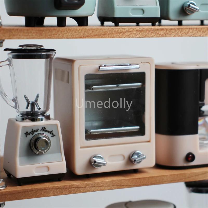 1/6 Scale Miniature Dollhouse Juicer Coffee Machine Cooker Mini Kitchen Appliance Model for BJD Blyth Doll Accessories Toy