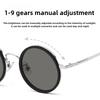 New Nd Adjustable-Brightness Tinted Sunglasses Fashionable Foldable Polarised Sunglasses Classic Driving Shades