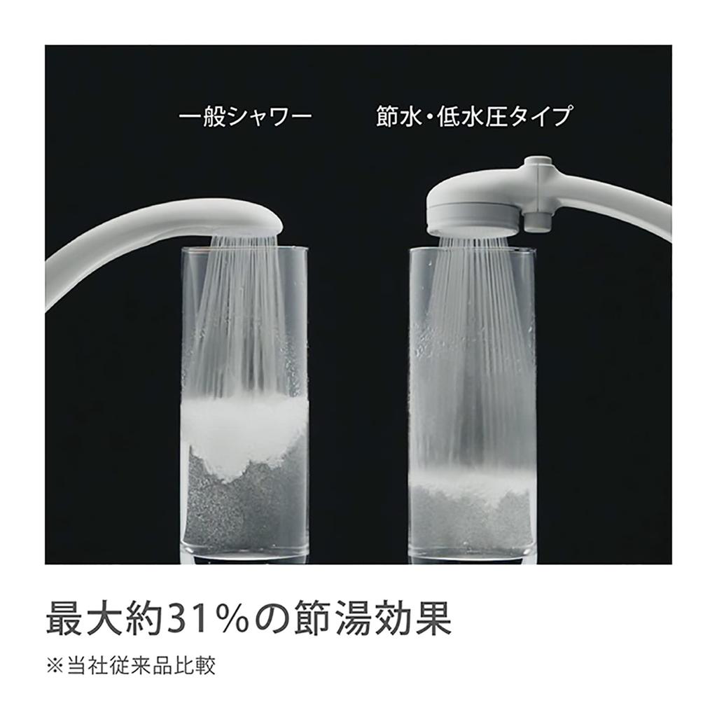 Takagi Shower Comfortable Shower Pita Low Water No Tools JSB012 Head, T, Water-Saving, Pressure, Required,
