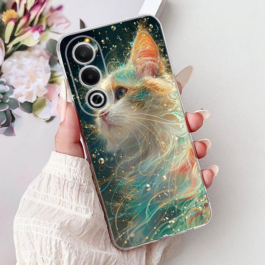 For OPPO K12x A80 Case 2024 New Fashion Love Heart Soft Silicone Back Cover For OPPO A3 Pro 5G CPH2639 A 80 K 12x CPH2667 Bumper