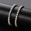 Hip Hop Jewelry Factory Hot Sale 5mm Tennis Chain Cuban Chain Bracelet 18k Gold Plated Bracelets Popular