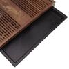 Kungfu Tea Tray Chinese Gongfu Tea Tray Drainage Water Storage Wood Tea Table with Drain Pipe