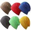 Cold hat men's new baotou hat solid color stacking hat popular double-layer pullover hat thin confinement hat headgear hat