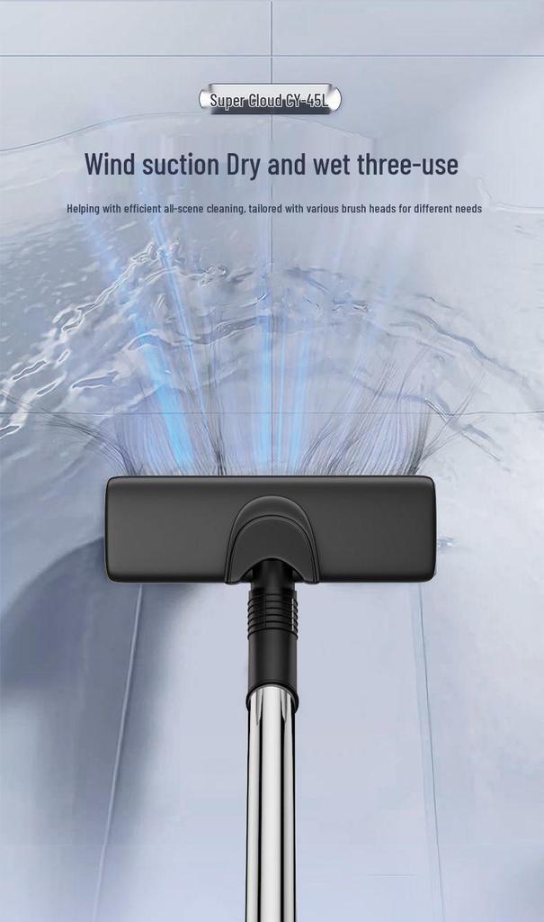 High-Power Industrial & Household Vacuum Cleaner for Carpet, Car, and Seam Cleaning