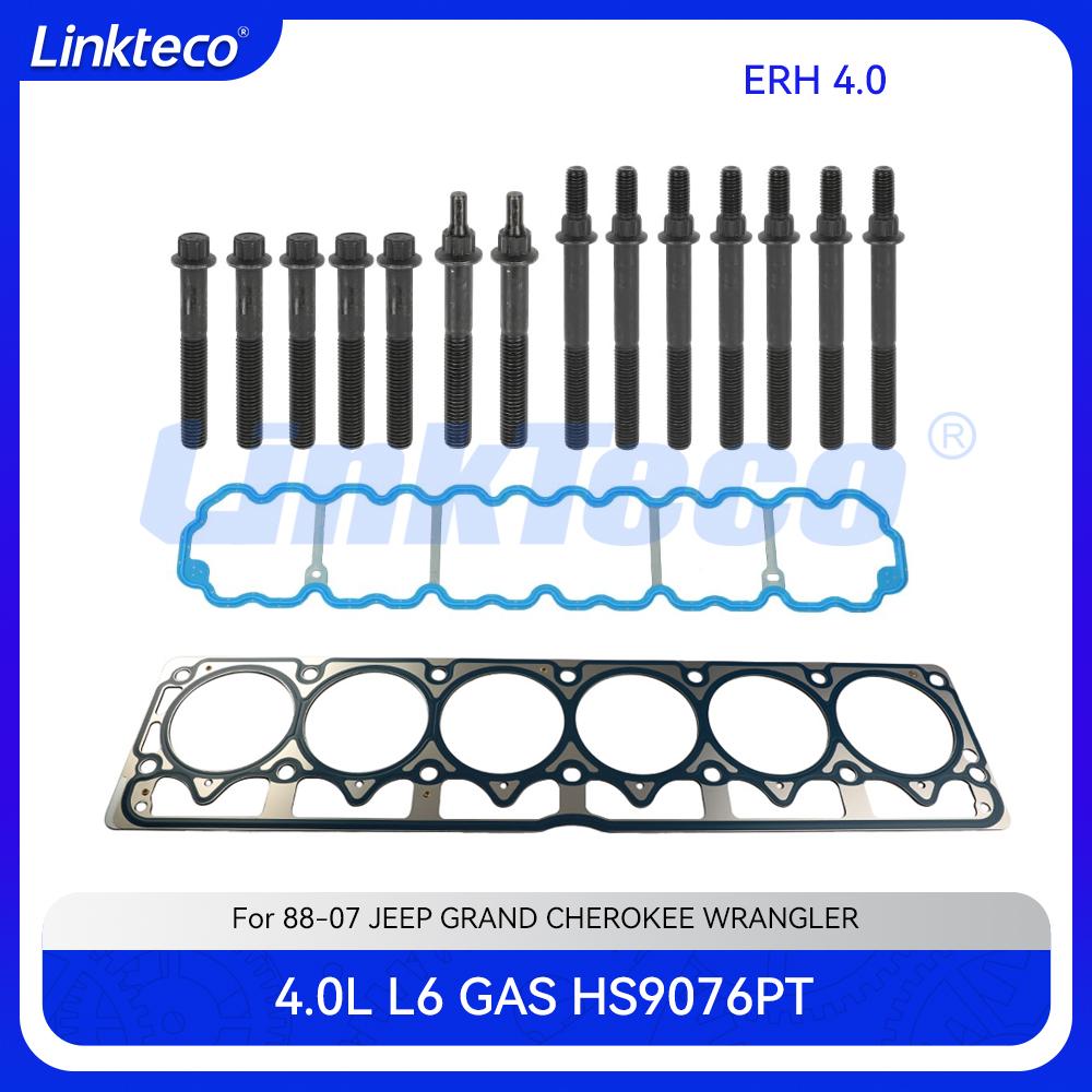 Engine Head Cylinder Valve Cover Gasket Set & Bolts Fit 4.0 T L L6 ERH For JEEP GRAND CHEROKEE WRANGLER TJ 4.0L 4.0T VS50458R