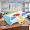Cervical Support Pillow Memory Foam Neck Pain Relief Pillow for Neck and Shoulder Comfort Ergonomic Cervical Cushion for Sleep