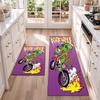 rat fink Flannel Kitchen Floor Mat – Non-Slip, Absorbent and Easy to Clean Suitable for Kitchens, Entryways Bedroomsand Bathrooms