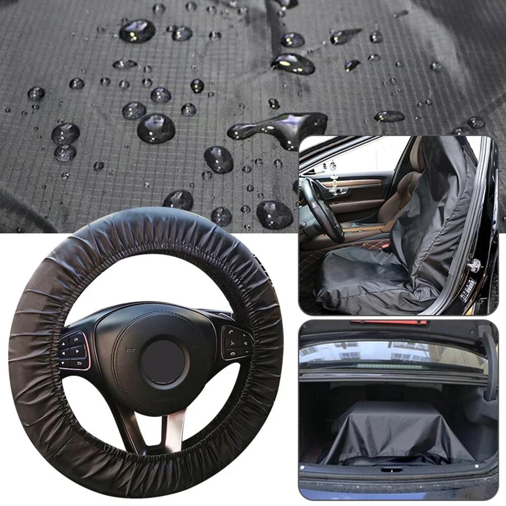 Car Steering Wheel Cover Oxford Cloth Protective Part