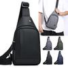 Sac de poitrine tendance pour homme, sac à main léger en tissu NYLON, sac à bandoulière élégant et décontracté pour homme