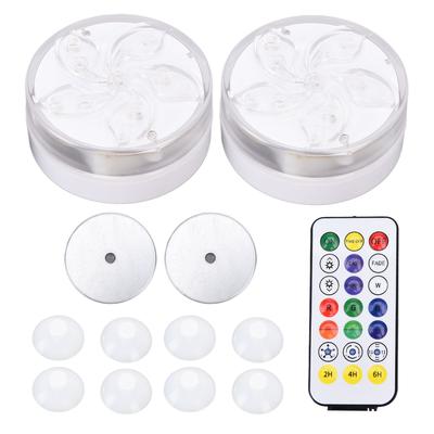 LED Pool Light IP68 Waterproof 10 Colors Changing RGB Underwater Light with 21 Key Remote