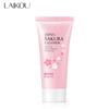 LAlKOU Japan Sakura Gentle Cleansing Facial Cleanser Shrink Pores Deep Clean Oil Control Remove Blackhead Moisturizing Skin Care