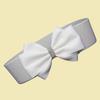 Large Elastic Bow Solid Color Wide Waistband Women'S Decorative Belt With Elastic Waist Seal Korean Version