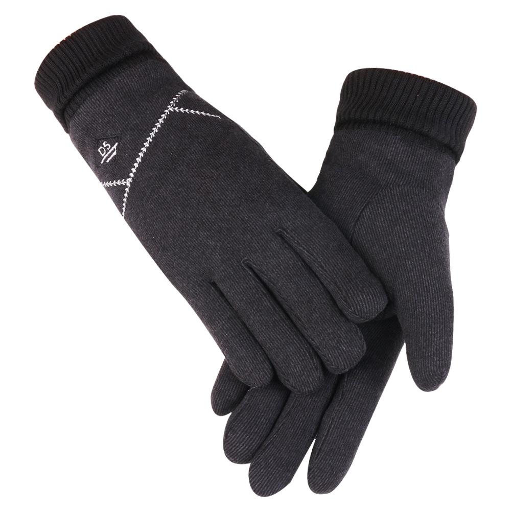 Warm Gloves for Women German Velvet Outdoor Sports Cycling Plus Velvet Thickened Windproof Winter Men Touch Screen Winter Gloves