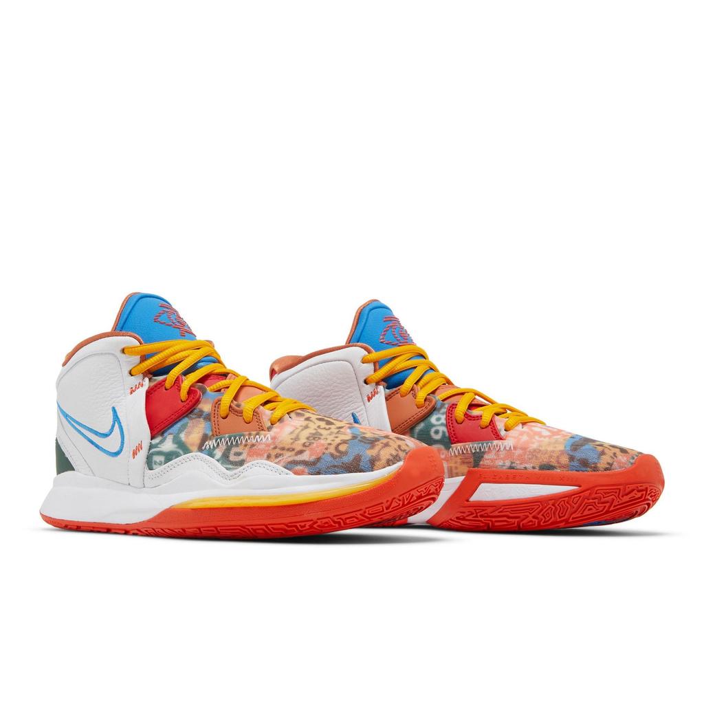 Nike Kyrie Infinity 'Ky-D' (Unisex) White / University Red / University Gold / Light Photo Blue Basketball Shoes CZ0204 100