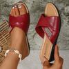 Sommer Damen Fußbekleidung Mode Hausschuhe Keilabsatz Sandalen Schuhe Damen Weiche Sohle Bequeme Hausschuhe