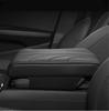 1x Black PU Leather Car Armrest Cushion Cover Memory Foam Center Console Box Pad