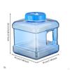 5L Water Bucket with Lid Transparent Storage Container LeakResistant for Homeowners,