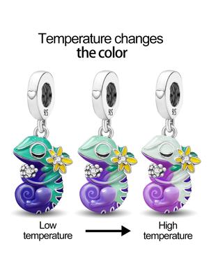 Copper Chameleon Luminous Firefly Dachshund Charms Bead Fit Diy Bracelet Bangle Making Gift Of High Quality Jewelry