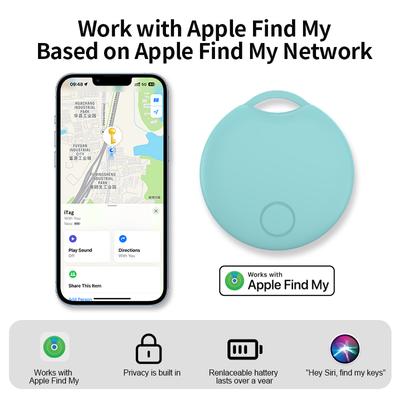 מיני גשש GPS בלוטות' עבור Apple Find My מכשיר תזכורת נגד אובדן מאתר מפתחות חיית מחמד כלב ילד תיק ארנק רכב מאתר תג חכם