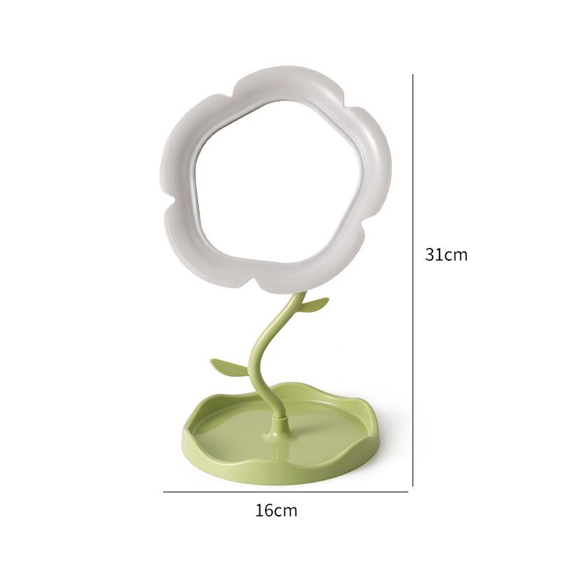 

Зеркало для макияжа в виде цветка солнца с местом для хранения ювелирных изделий, съемные декоративные зеркала для украшения дома