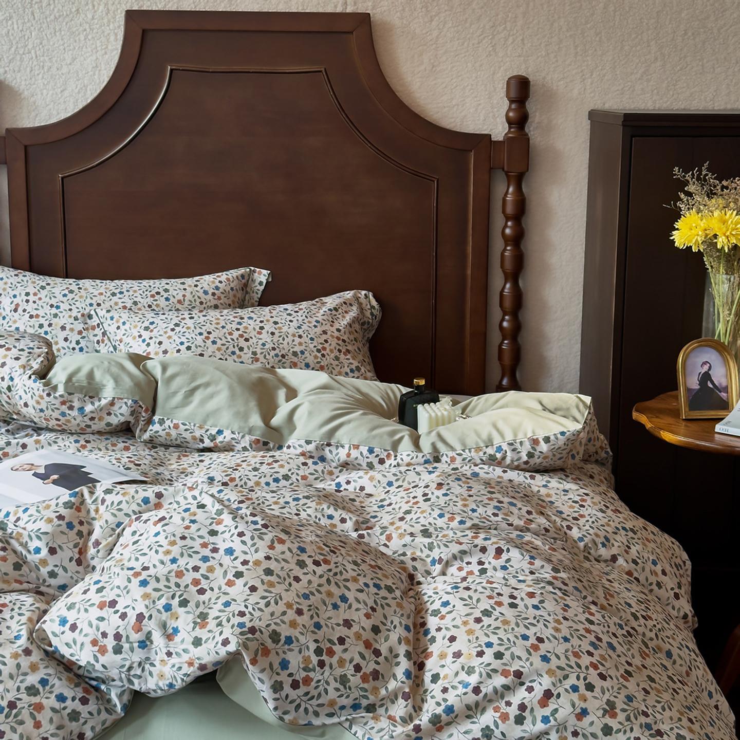 

Svetanya Cotton Bedding Set Printed Underwear Duvet Cover Set Bed Linens Queen